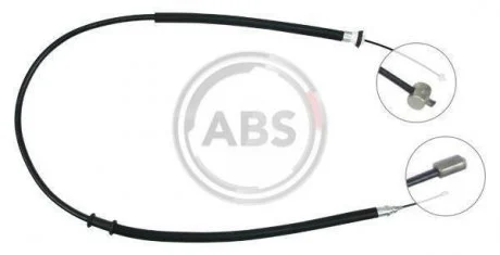 Трос ручного тормоза A.B.S. K18086