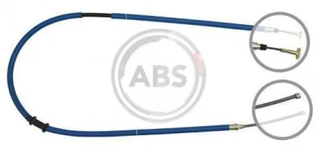 Трос ручного тормоза A.B.S. K18197