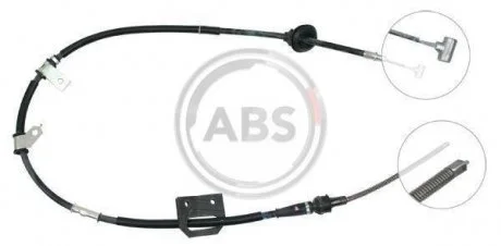 Трос ручного тормоза A.B.S. K18788