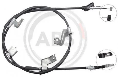 Трос стояночного гальма A.B.S. A.B.S. K19088