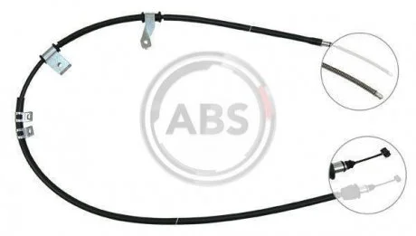 Трос ручного тормоза A.B.S. K19168