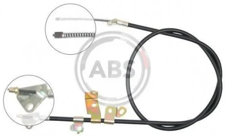 Трос ручного тормоза A.B.S. K19448