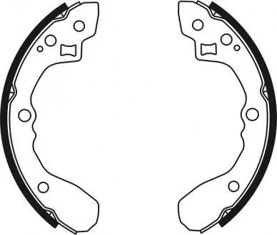 Тормозные колодки, барабанные ABE C00313ABE
