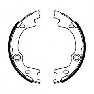 Фото тормозные колодки, барабанные ABE C00325ABE Тормозные колодки, барабанные ABE C00325ABE