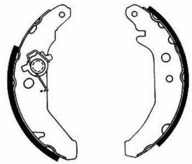 Гальмівні колодки, барабанні ABE C0G019ABE