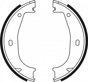 Гальмівні колодки, барабанні ABE CRB001ABE