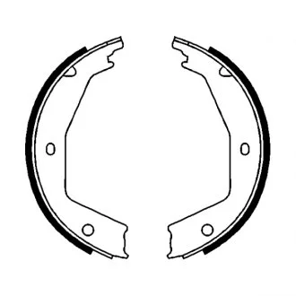 Тормозные колодки, барабанные ABE CRG001ABE