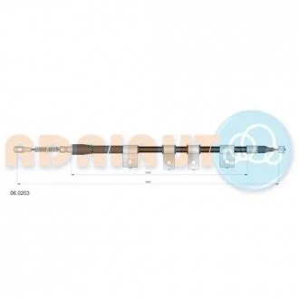 Трос ручного гальма лів.Lanos 99- ADRIAUTO 060203