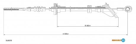 Трос зчеплення Panda ADRIAUTO 110172