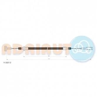 Трос ручного гальма Iveco Daily 00- ADRIAUTO 1102212