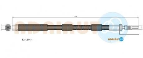 Шланг гальмівний передн.Transit Connect ADRIAUTO 13.1214.1