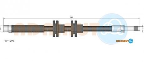 Шланг гальмівний передн. Vito -03 ADRIAUTO 27.1229