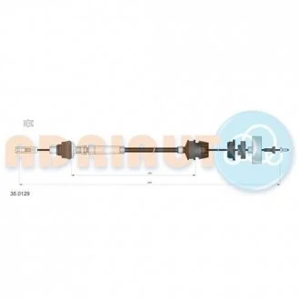 Трос зчеплення Partner,Berlingo ADRIAUTO 35.0129