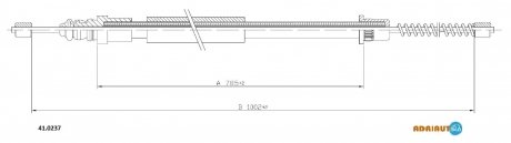 Трос гальма R20,R25 ADRIAUTO 410237