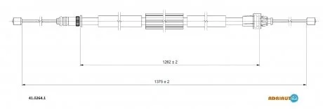 Трос зупиночних гальм ADRIAUTO 4102641