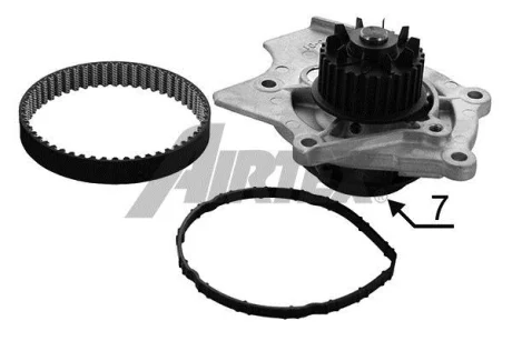 К-кт ГРМ (помпа з прокл.+ремінь) PASSAT B7 11-14, GOLF VI 09-11, AUDI A3 Sportback 08-13, AUDI A5 0 AIRTEX WPK-189201