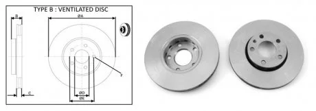 Диск тормозной APPLUS 61298AP