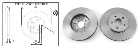 Диск тормозной APPLUS 61310AP