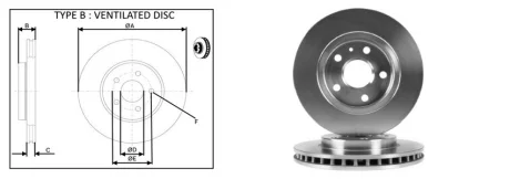 Диск тормозной (передний) Opel Insignia A 08- (296x30) (заменен на 92186905) APPLUS 61323AP