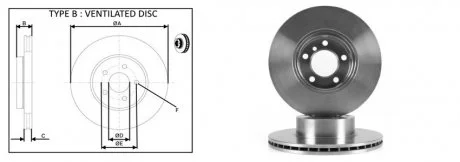 Диск тормозной, лев/прав, пер (кратно2шт) BMW 3 (E90) (02/04-12/11) APPLUS 61359AP