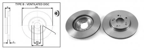 Диск тормозной APPLUS 61399AP