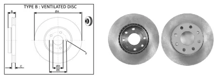 Диск гальмівний APPLUS 61405AP