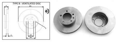 Диск тормозной APPLUS 61469AP