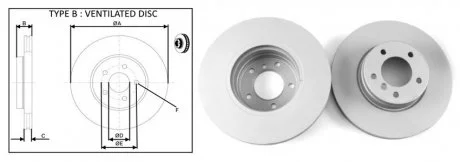 Диск тормозной APPLUS 61478AP