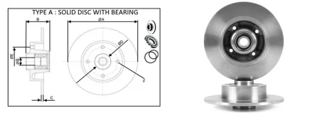 Диск гальмiвний APPLUS 61481BAP