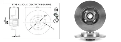 Диск гальмівний APPLUS 61497BAP