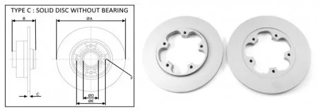 Диск тормозной APPLUS 61642AP