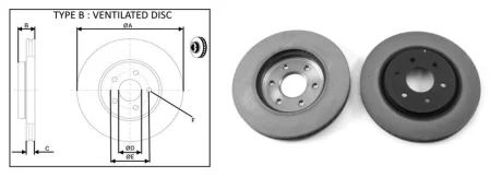 Диск гальмівний перед.NISSAN NAVARA 2.5DCI 05-,PATHFINDER 06- APPLUS 61646AP