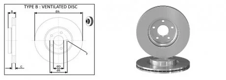 Диск тормозной APPLUS 61830AP