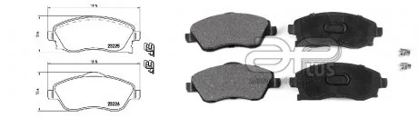 Тормозные колодки APPLUS 71136BBAP