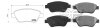 Фото 1 - тормозные колодки APPLUS 71151BAAP Тормозные колодки APPLUS 71151BAAP (фото 1)