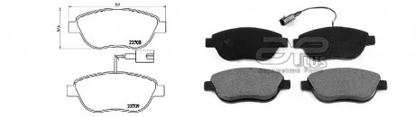 Колодки гальмівні APPLUS 71152BBAP