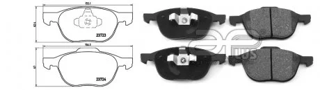 Колодка гальмівна, лев/правий, перед FORD KUGA I (03/08-) APPLUS 71153BAAP