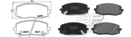 Колодки гальмівні APPLUS 71164BAAP