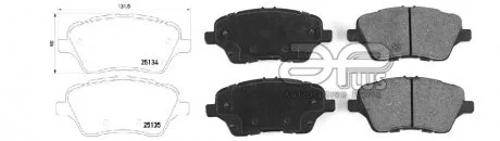 Колодки гальмівні APPLUS 71189BBAP