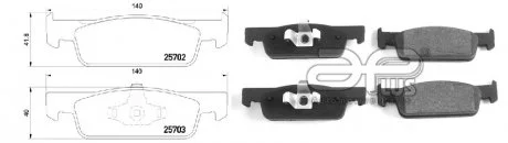 Колодки гальмівні APPLUS 71195BAAP