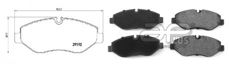 Тормозные колодки APPLUS 71197BAAP