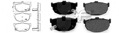 Колодки гальмівні APPLUS 71217BAAP