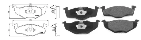 Колодки гальмiвнi APPLUS 71224AAP