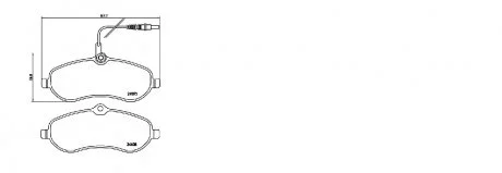 Колодки гальмівні APPLUS 71303BAAP
