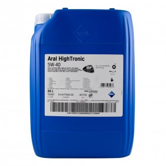 Олива HighTronic 5W-40, 20л. ARAL 1505B1 (фото 1)