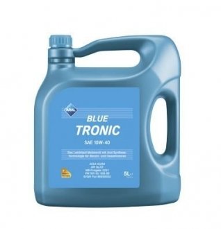 Олива моторна Blue Tronic 10W-40, 5л. ARAL 20485