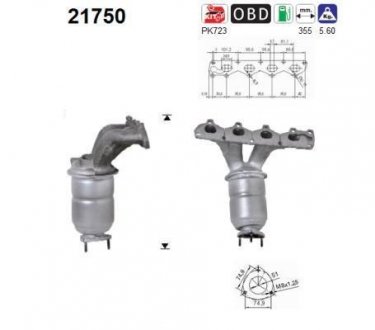Катализатор AS AS-PL 21750