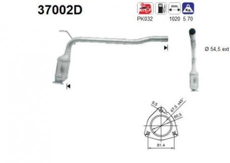Катализатор AS AS-PL 37002D