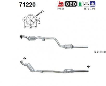Катализатор AS AS-PL 71220