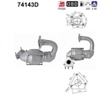 Катализатор AS AS-PL 74143D